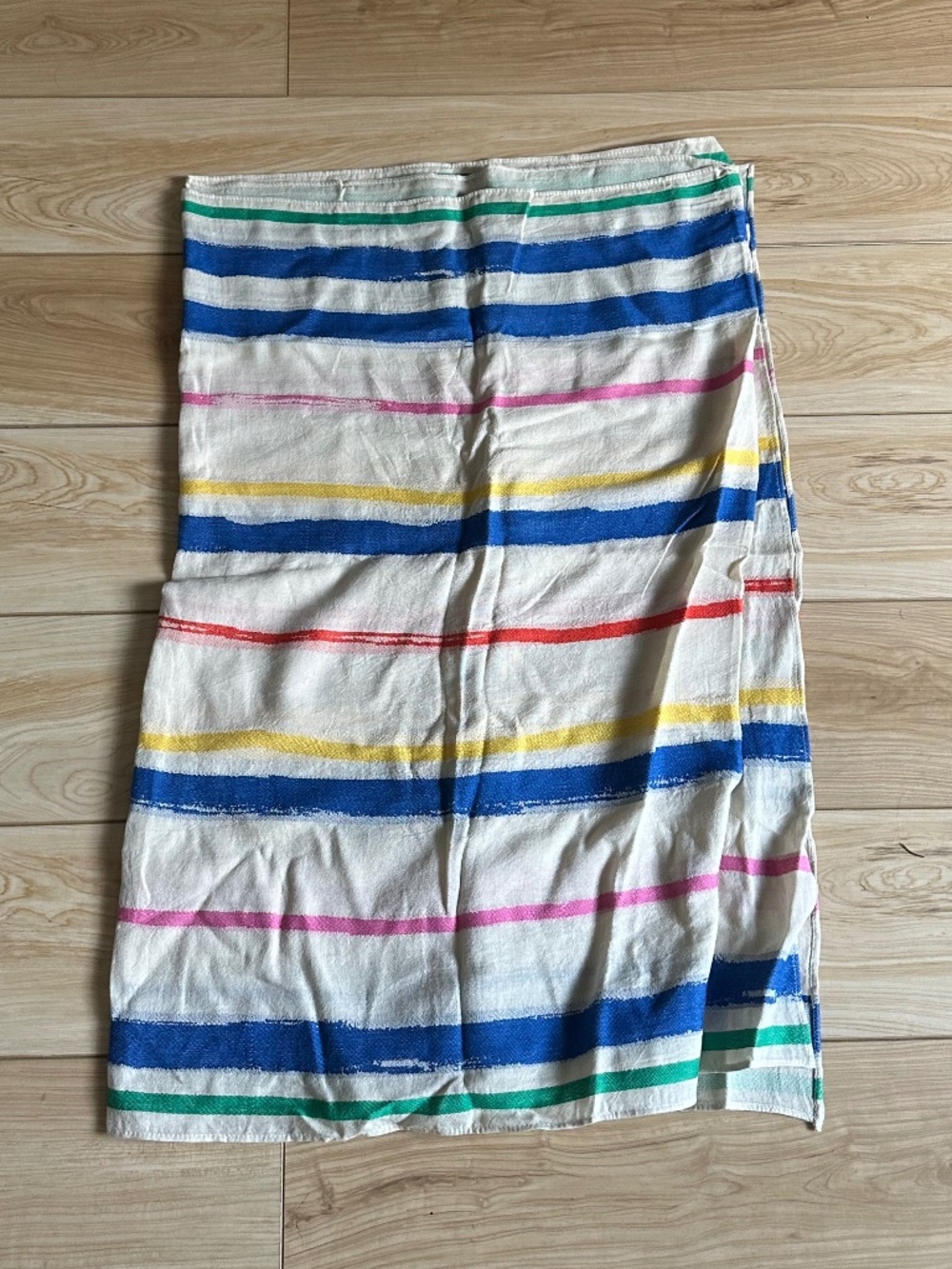 Kerri Rosenthal Striped Sarong Swim Coverup - One size